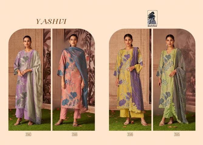 Yashvi By Sahiba Viscose Simmer Designer Dress Material Wholesale Online